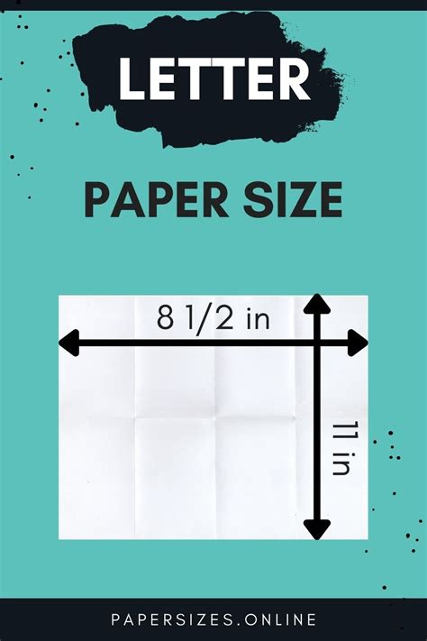 Letter Paper Size And Dimensions - Paper Sizes Online