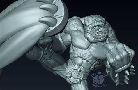 Battletoads Pimple Fan Art 3D model 3D printable | CGTrader