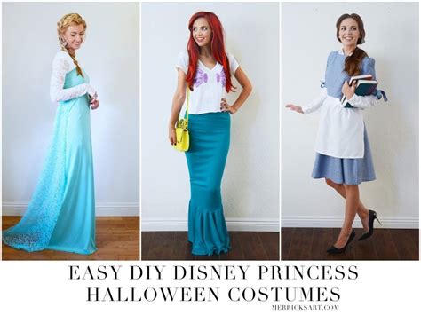 HOMEMADE HALLOWEEN: DIY DISNEY PRINCESS HALLOWEEN COSTUMES - Merrick's Art