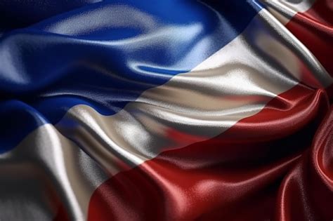 Premium AI Image | French flag waving