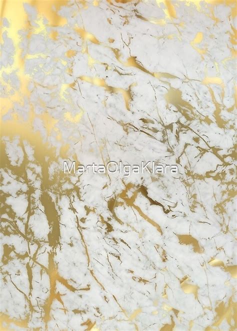 "Gold marble on white (original height quality print)" Canvas Prints by MartaOlgaKlara | Redbubble