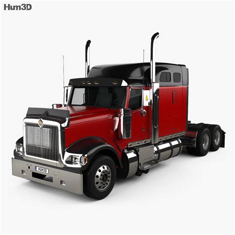 International 9900i Tractor Truck 2004 3D model - Vehicles on Hum3D