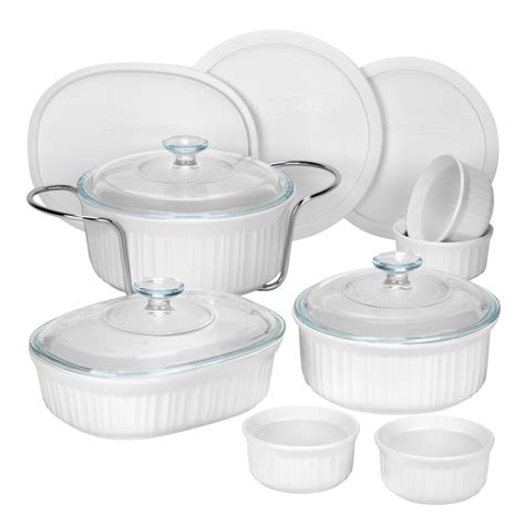 Corningware 14-Piece White Bakeware Set