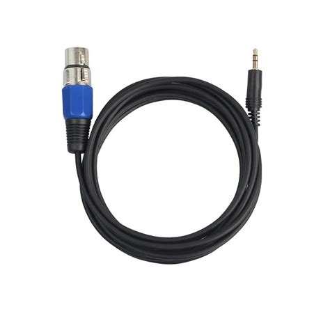 XLR Male Plug To 6.35mm XLR Female Plug Stereo Microphone Adapte Cable drop shipping 1108 on ...