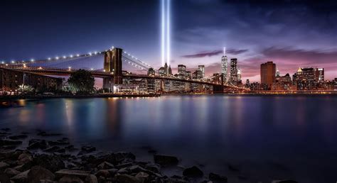 Brooklyn Bridge Night Cityscape Wallpapers - Wallpaper Cave