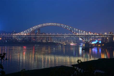 Chaotianmen Bridge at Night Editorial Image - Image of glass, leisure: 103857765