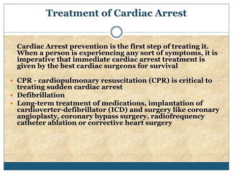 PPT - Cardiac Arrest PowerPoint Presentation - ID:7943568