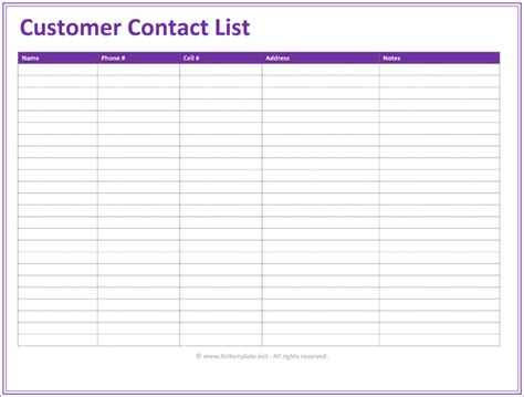 Casual Customer Information Form Template Excel Pivot Table Design