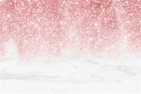 Pink glittery pattern on white marble background | free image by rawpixel.com / NingZk… | Gold ...