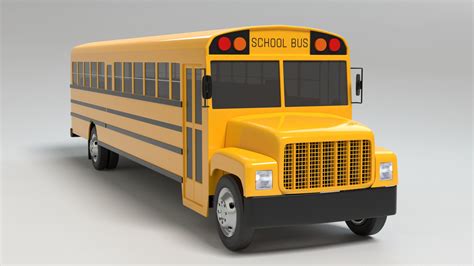 School bus 3D model - TurboSquid 1524469