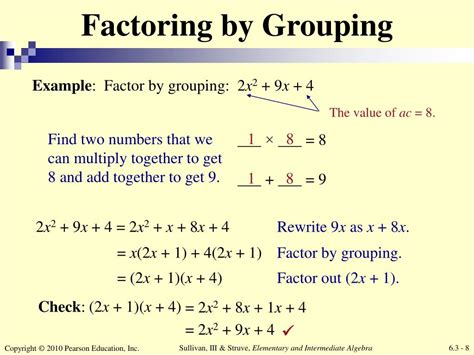 factoring by grouping examples