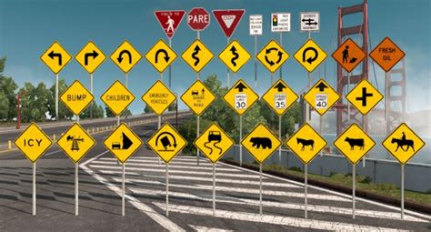 Traffic-Signs-Pack – brand new traffic signs for for ATS - Euro Truck Simulator 2 Mods ...