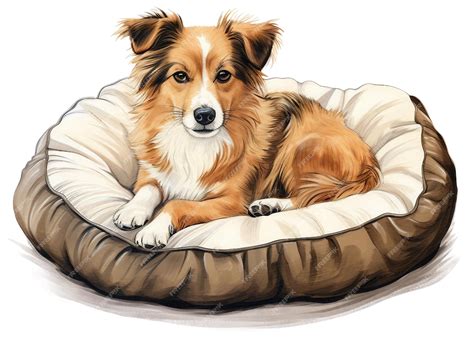 Premium PSD | Illustration dog bed