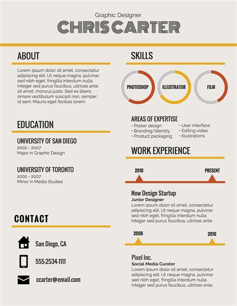 Infographic Resume Templates