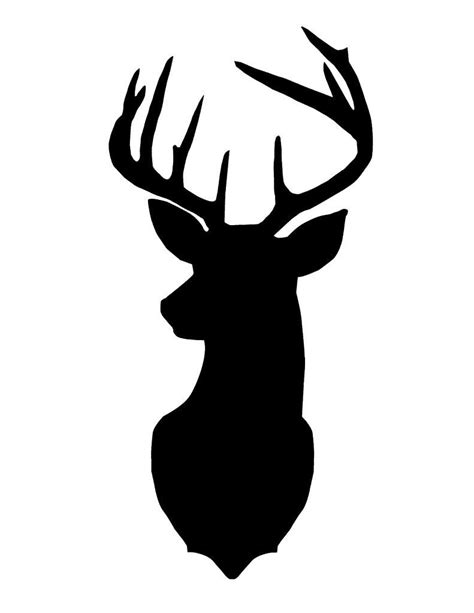 Best HD Deer Head Silhouette Image | Deer head silhouette, Deer silhouette printable, Silhouette ...