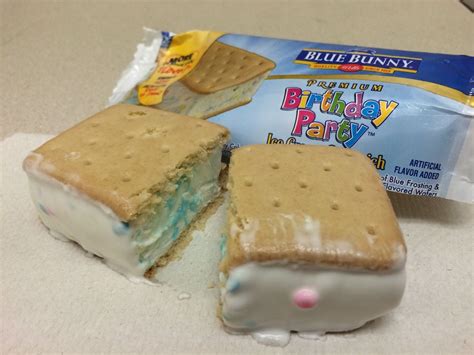 Ice cream review: Blue Bunny Birthday Party ice cream sandwich - masslive.com