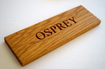 Engraved Wooden Door Name Plates | MakeMeSomethingSpecial.com