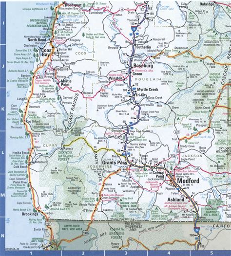 Map Oregon Cities - Map Of Counties Around London