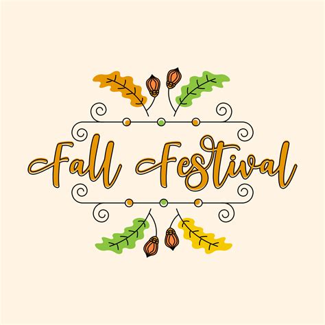 Fall Festival element Vector design illustration 12795935 Vector Art at Vecteezy