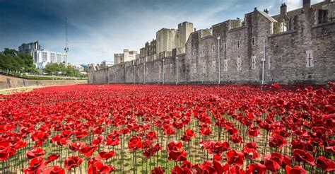 Tower of London poppies-beautiful WW1 centenary memorial