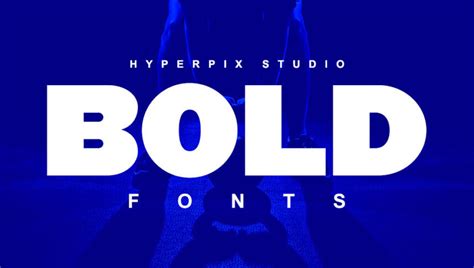 Bold Modern Fonts