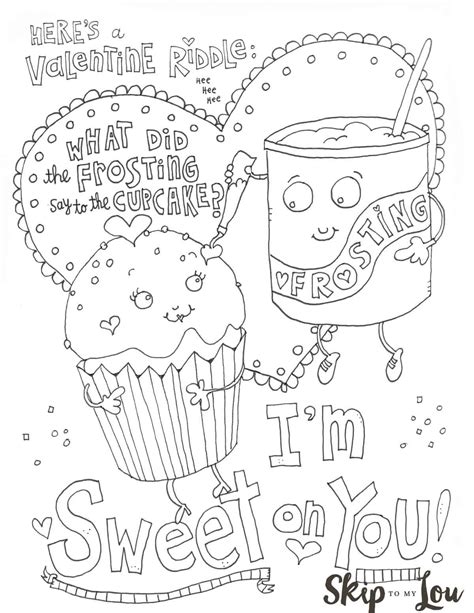 The cutest Valentines Coloring Pages | Skip To My Lou