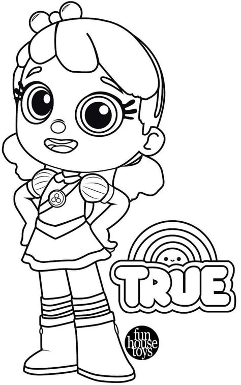 15 Free Printable True And The Rainbow Kingdom Coloring Pages