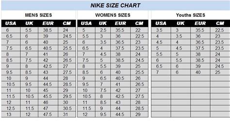 nike soccer jersey sizing