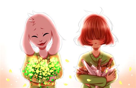 [Undertale] Asriel and Chara by Glamist on DeviantArt