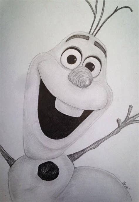 How To Draw Olaf Frozen Olaf Drawing Drawings Frozen Painting | Images and Photos finder