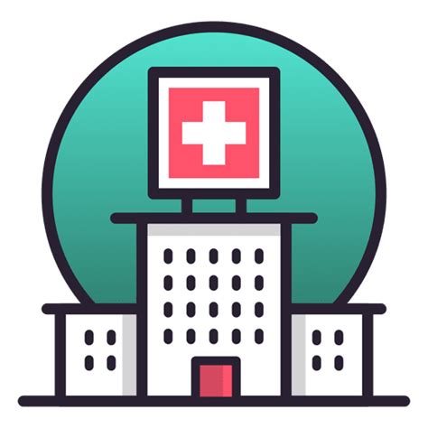 Hospital building icon - Transparent PNG & SVG vector file