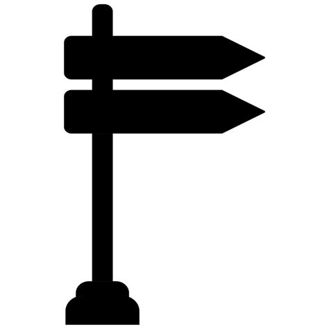 road sign arrow icon ilustration vector 11303320 Vector Art at Vecteezy