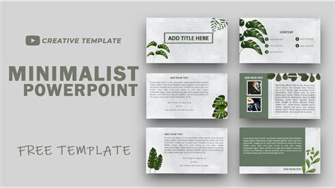 Minimalist Powerpoint Template