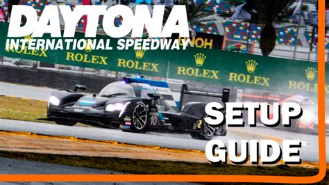 Daytona 24 hour track setup guide – Virtual Race Car Engineer and Setup Developer