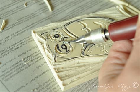 Carve your own rubber stamps,it's a hoot!!!.... - Jennifer Rizzo