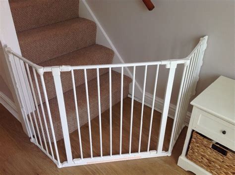 2 stair gates for toddlers safety corner gate white | in Cheltenham, Gloucestershire | Gumtree