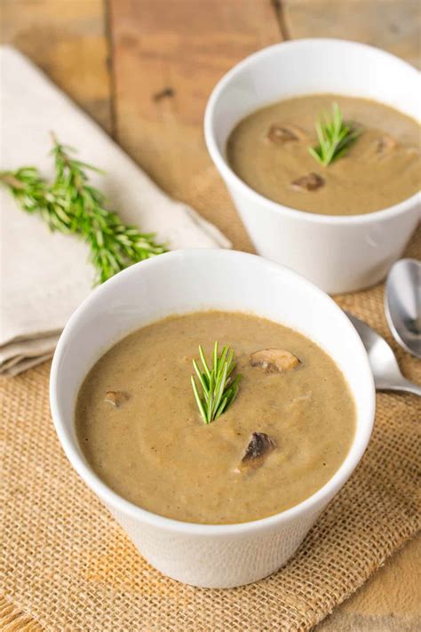 Vegan Mushroom Soup - Culinary Ginger