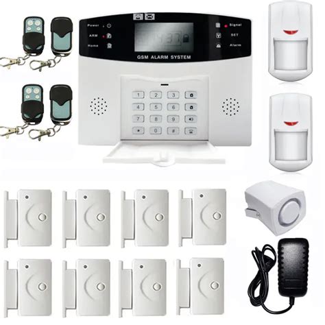 GSM 108 Zones Wireless & Wired Voice Home Alarm Security System LCD Auto Dialer-in Alarm System ...