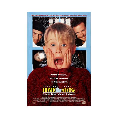 Home Alone Movie Poster Glossy Quality Print Photo Wall Art Macaulay Culkin Joe Pesci Sizes 8x10 ...