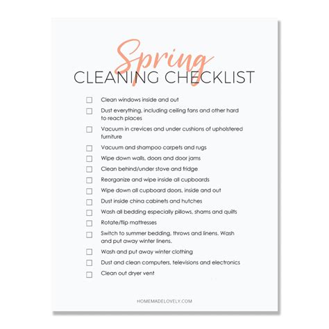 The Ultimate Spring Cleaning Checklist: Clean Every Room in Your Home