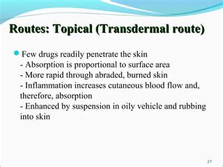 Absorption in pharmacology | PPT