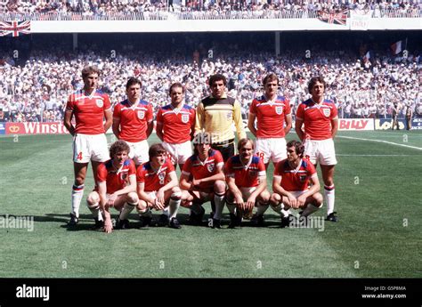 England team - Spain 1982 World Cup Stock Photo - Alamy