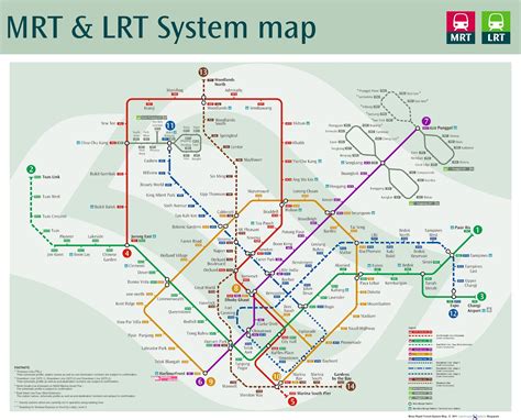 MRT-MAP of Singapore