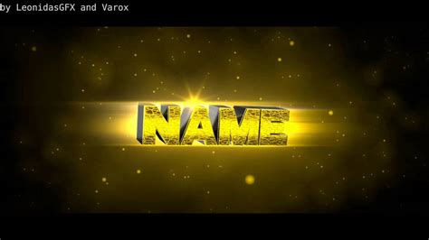 Free Intro Template - YouTube