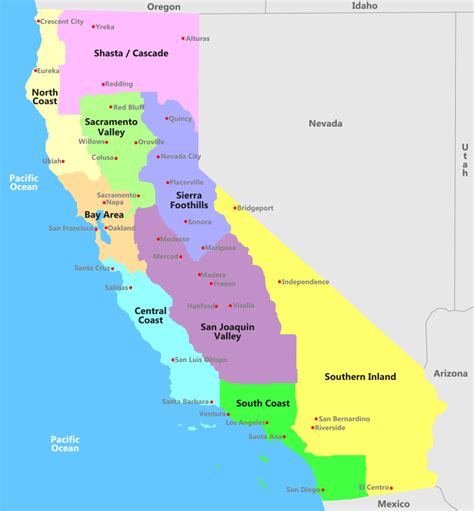 Map of California