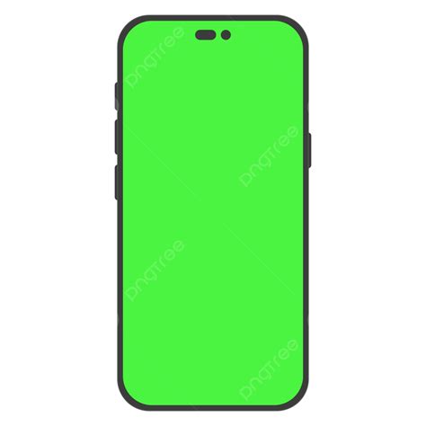 Iphone Mockup With Green Screen, Iphone 14 Pro Max, Iphone Mockup, Green Screen PNG and Vector ...