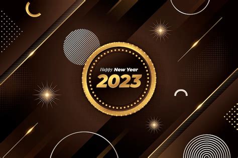 Free Vector | Gradient new year 2023 background