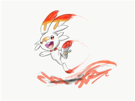 Scorbunny (Pokemon Sword & Shield) on Behance