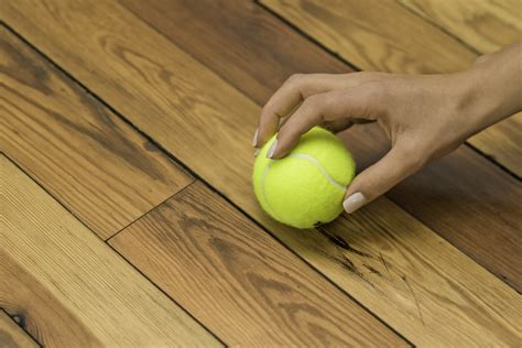 Tennis Ball Remove Scuff Marks - Hardwood Floor | Kitchn