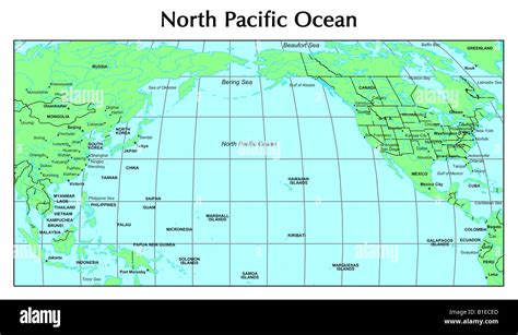 Pacific Islands Map